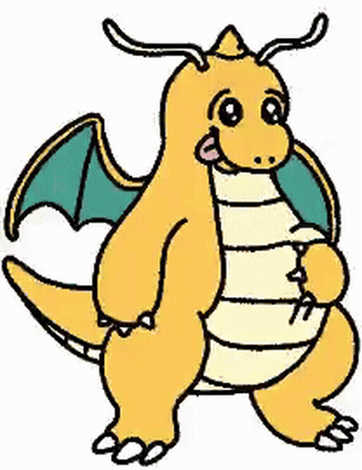Cartoon Dragon With Wings Tongue Sticking Out GIF