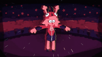 Cartoon Drawing With Green Background GIF