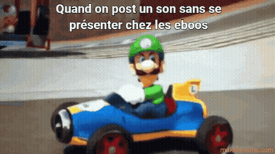 Cartoon Driving Toy Car Saying Quand On Post Un Son Sans Se Presenter Chez Les Ebooos
