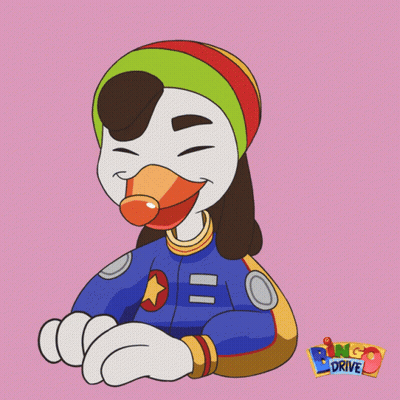 Cartoon Duck Bingo GIF