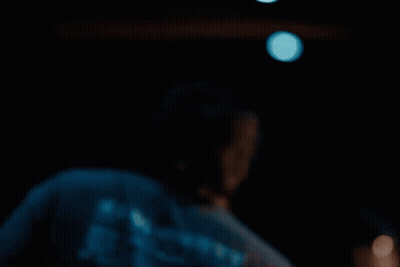 Cartoon Duck Head On Purple GIF