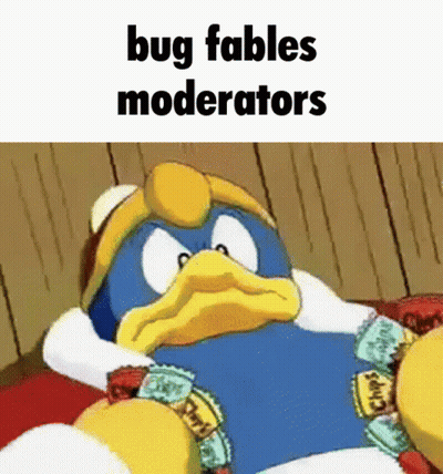 Cartoon Duck Laying On Bed Bug Fables Moderators GIF