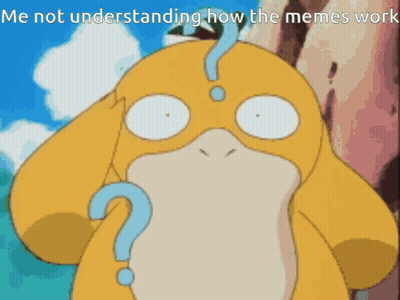 Cartoon Duck With Question Mark On Head GIF
