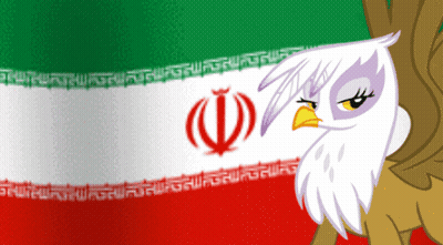 Cartoon Eagle In Front Of Flag GIF