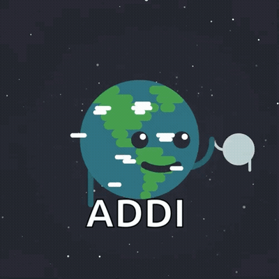 Cartoon Earth Saying Addi GIF