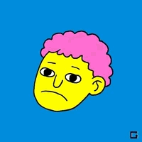 Cartoon Face Blobfish Eyes Melting Face Warp GIF