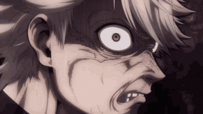 Cartoon Face Close Up With Big Eye GIF
