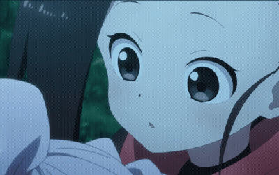 Cartoon Face Close Up With Blue Background GIF