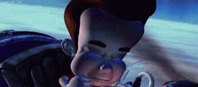 Cartoon Face Close Up With Eyes Closed And Mouth Open GIF