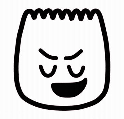 Cartoon Face Man Saying Tune In Now GIF