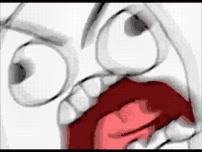 Cartoon Face With Red Tongue Sticking Out GIF