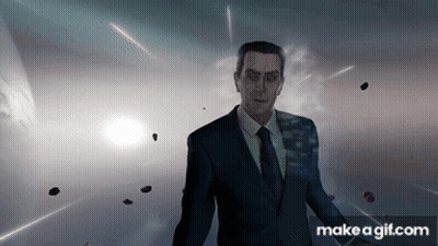 Cartoon Fire Explosion With Statue GIF