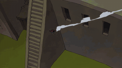 Cartoon Fist Blown In The Air GIF