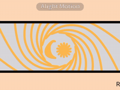 Cartoon Flags With Alight Motion Text GIF