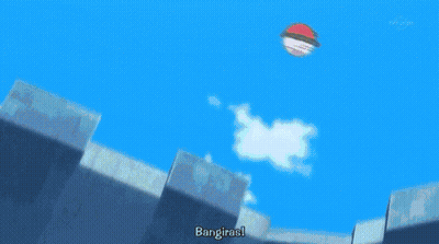 Cartoon Flying With Blue Light From Hand GIF