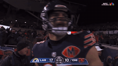 Cartoon Football Player Cole Kmet GIF