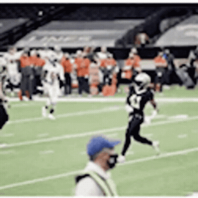 Cartoon Football Player In Number 41 Jersey GIF
