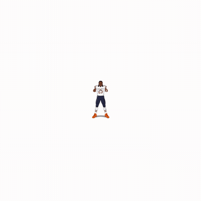 Cartoon Football Player Kyle Monangai Chicago GIF