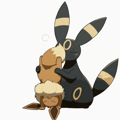 Cartoon Fox and Black Rabbit With Number 0