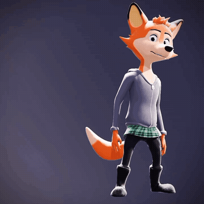 Cartoon Fox Get Real GIF