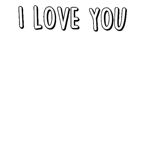 Cartoon Fox Holding I Love You Sign Sticker