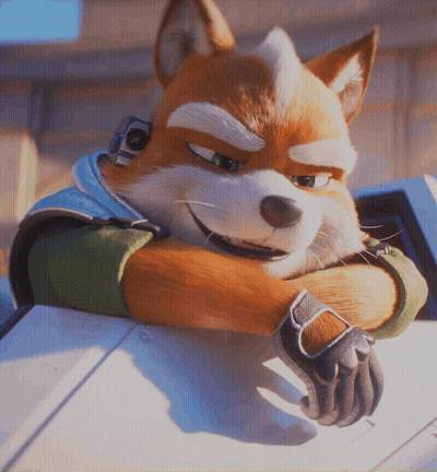 Cartoon Fox In Green Jacket GIF