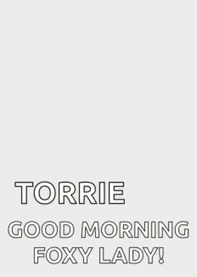 Cartoon Fox Saying Good Morning GIF