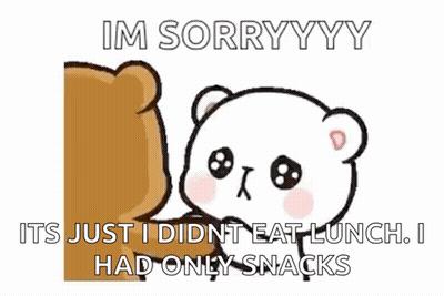 Cartoon Fox Saying I'm Sorry With Green Scarf GIF