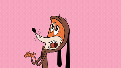 Cartoon Fox Saying No And Don't Say Anything GIF