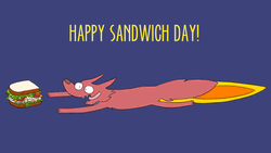 Cartoon Fox Wants Idiot Sandwich GIF