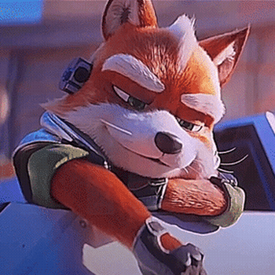 Cartoon Fox With Camera Head GIF