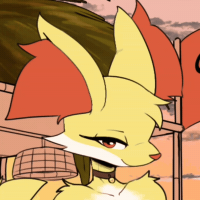 Cartoon Fox With Collar