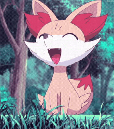 Cartoon Fox With Mouth Open GIF