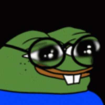 Cartoon Frog In Glasses And Blue Scarf Thumbs Up GIF