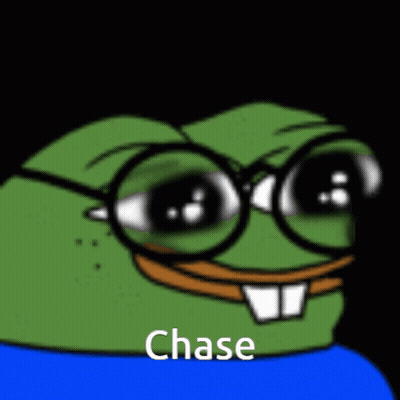 Cartoon Frog In Glasses And Blue Shirt Saying Chase GIF