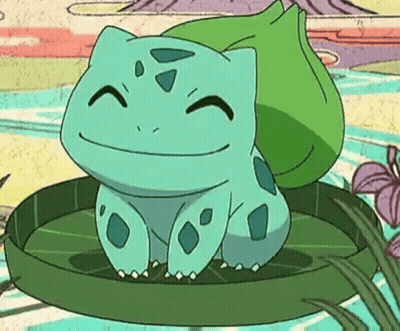 Cartoon Frog On Lily Pad In Water GIF