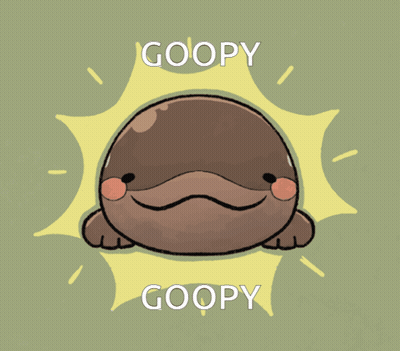 Cartoon Frog Saying Goopy Goopy GIF