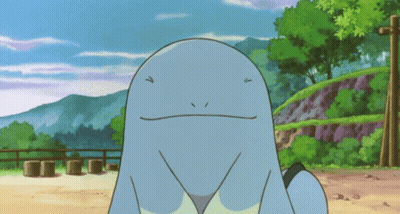 Cartoon Frog With Closed Eyes And Smile GIF