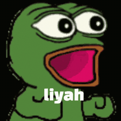Cartoon Frog With Open Mouth Saying Liyah GIF
