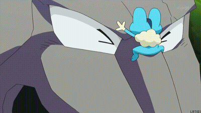 Cartoon Frog With White Wings And Number 1 On Head GIF