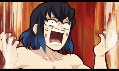 Cartoon Funny Face Mouth Open Hands Up GIF