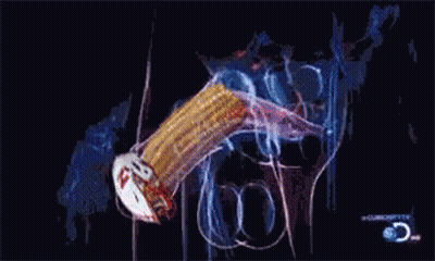 Cartoon Ghost In Cave Asking If Anyone Can See GIF