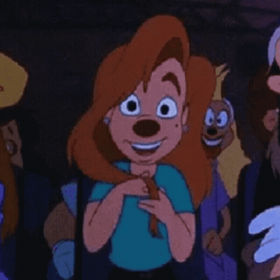 Cartoon Girl Eating Pizza GIF