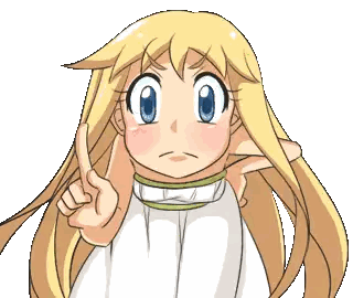 Cartoon Girl Giving Thumbs Up Sticker