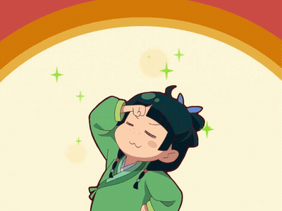 Cartoon Girl Hand On Forehead Eyes Closed GIF