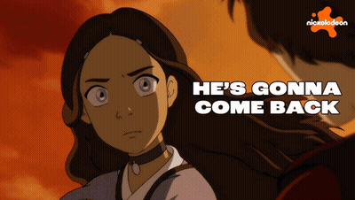 Cartoon Girl He's Gonna Come Back Behind Her GIF