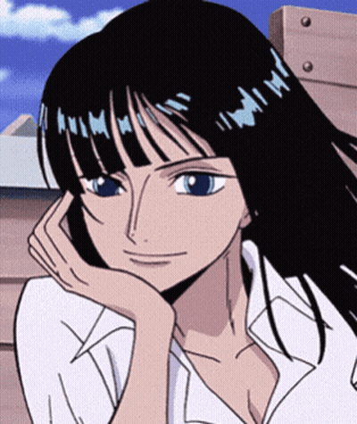 Cartoon Girl Head Stuck In Blue Wall GIF
