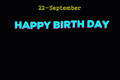 Cartoon Girl Holding Balloon September 22 GIF