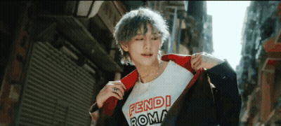 Cartoon Girl Holding Box Saying Hello Mayor GIF
