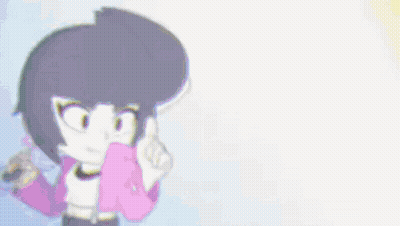 Cartoon Girl Holding Cell Phone Thumbs Up GIF